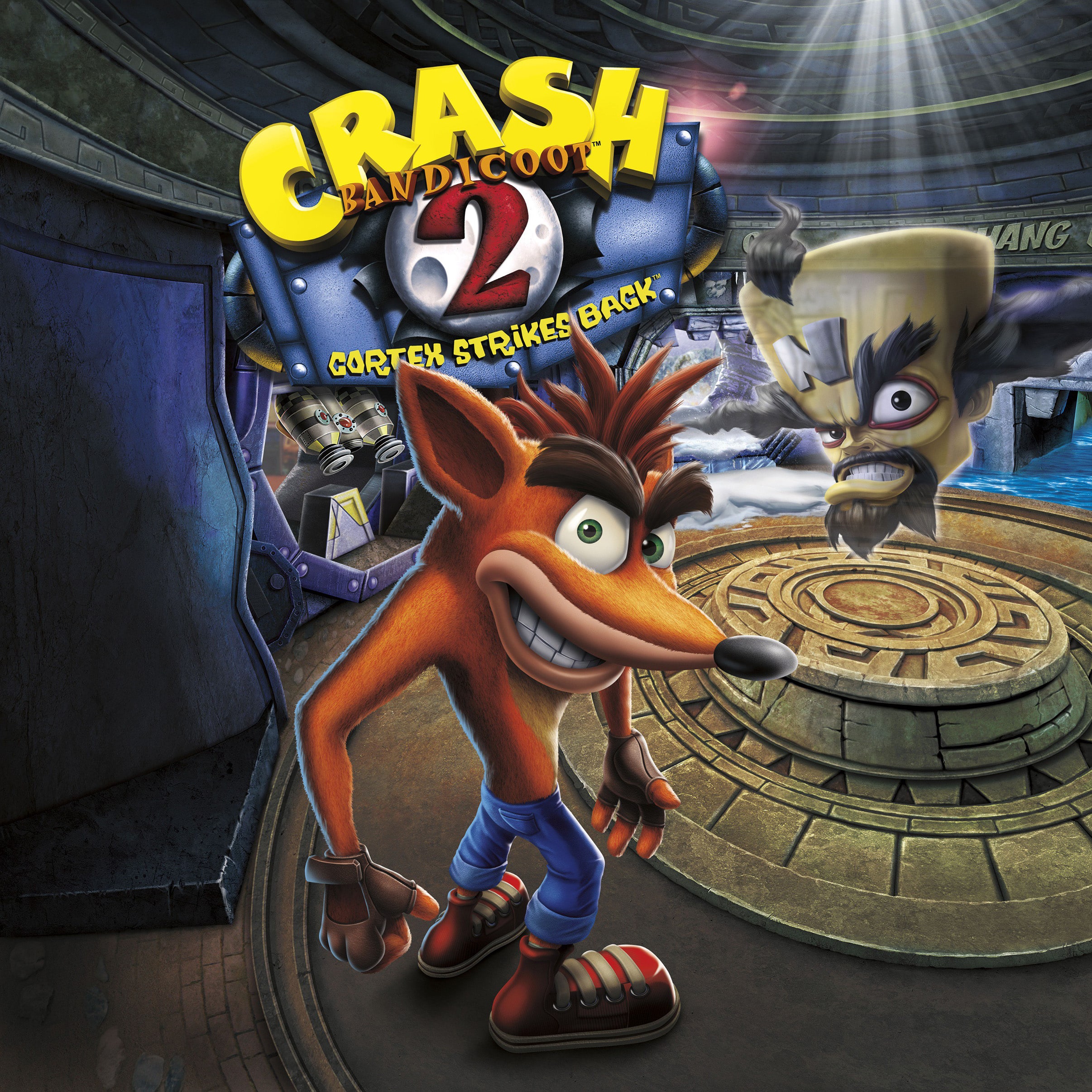 Crash Bandicoot 2: Cortex Strikes Back Cover Art