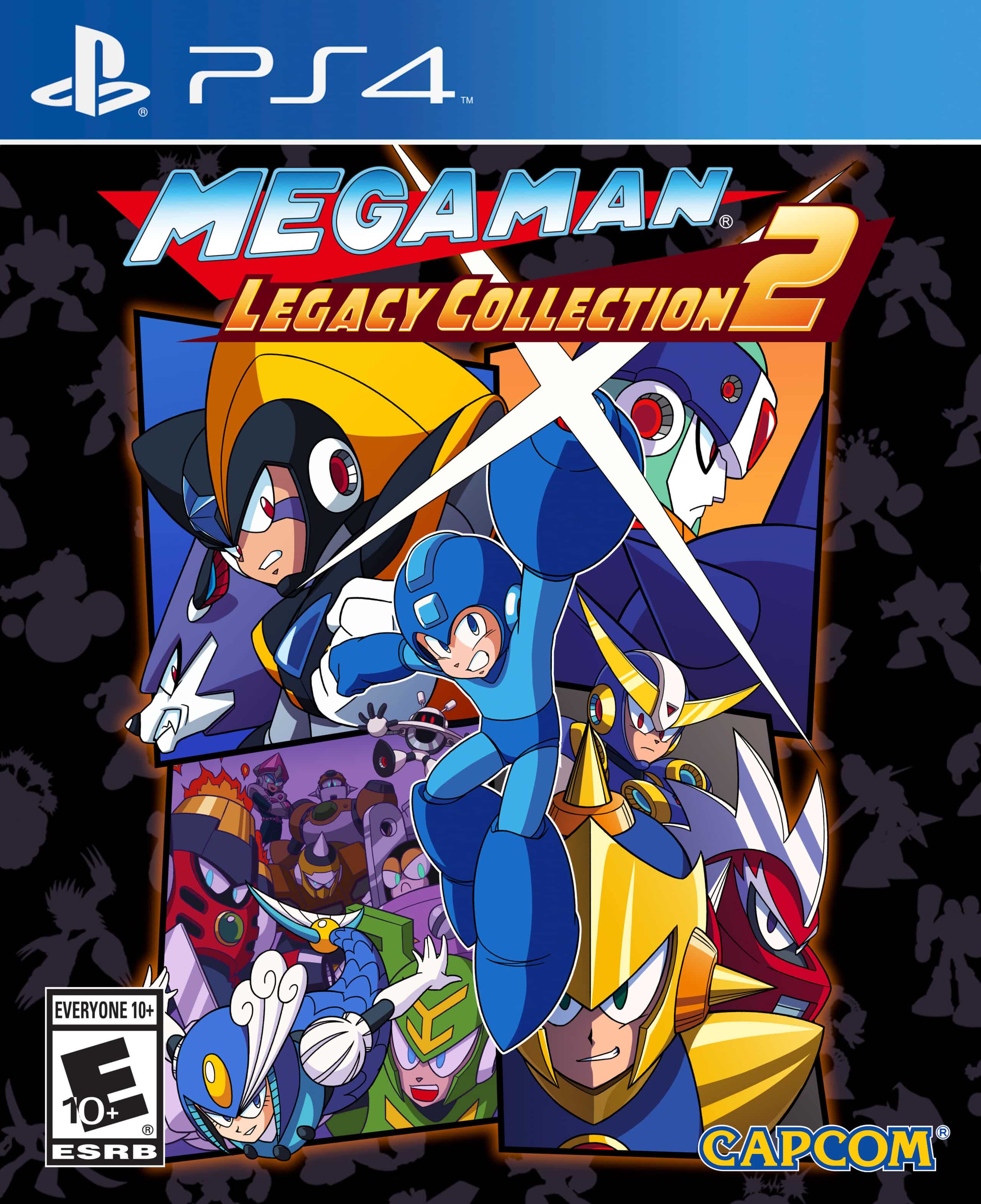 Mega-Mega Man Legacy Collection 2 PS4 Boxart