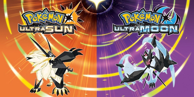 Pokemon Ultra Sun and Ultra Moon Logos