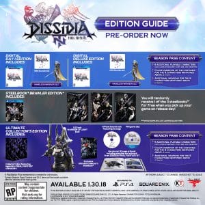 Dissidia Final Fantasy NT Editions Guide