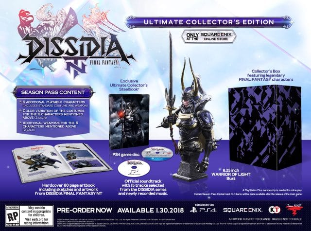 Dissidia Final Fantasy NT Collector's Edtion
