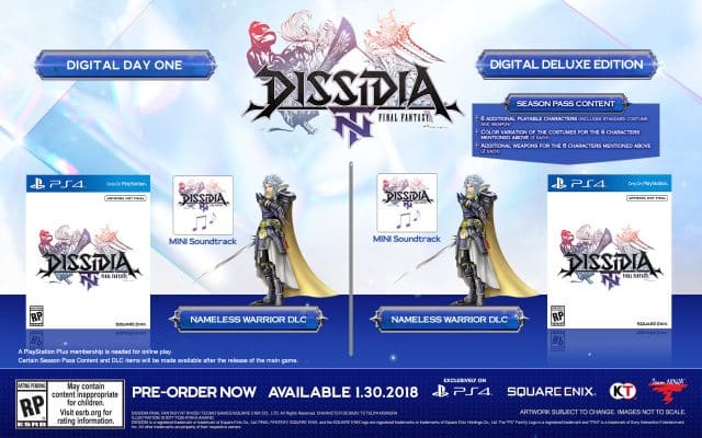 Dissidia Final Fantasy NT Digital Editions