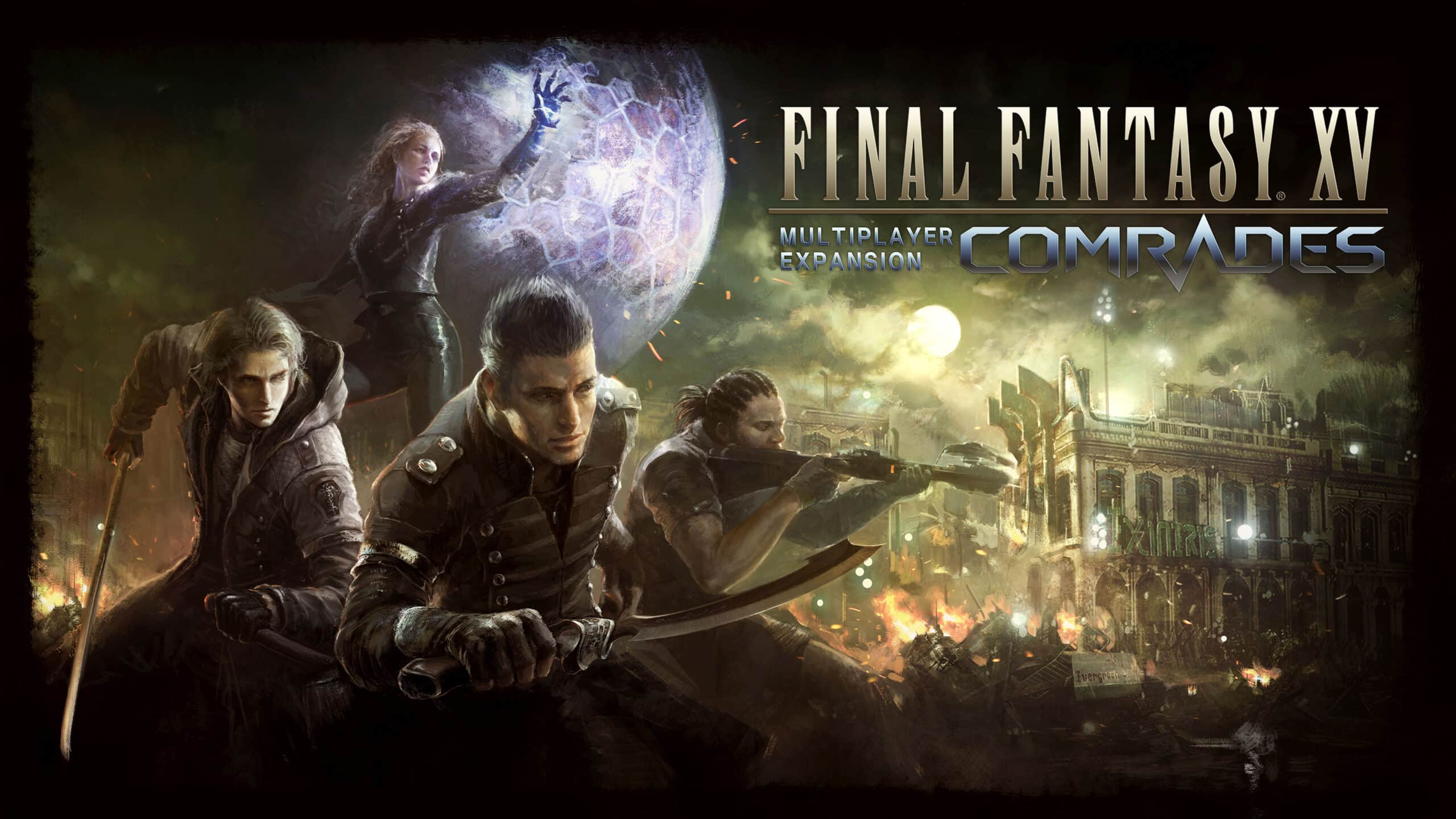 Final Fantasy XV Multiplayer Expansion Comrades Key Visual