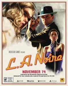 LA Noire New Poster 2017