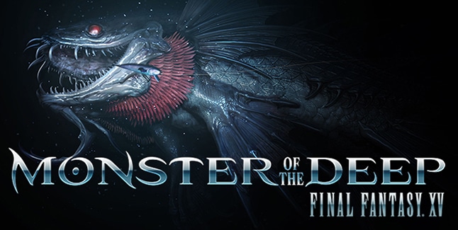 Monster of the Deep: Final Fantasy XV Key Art Logo