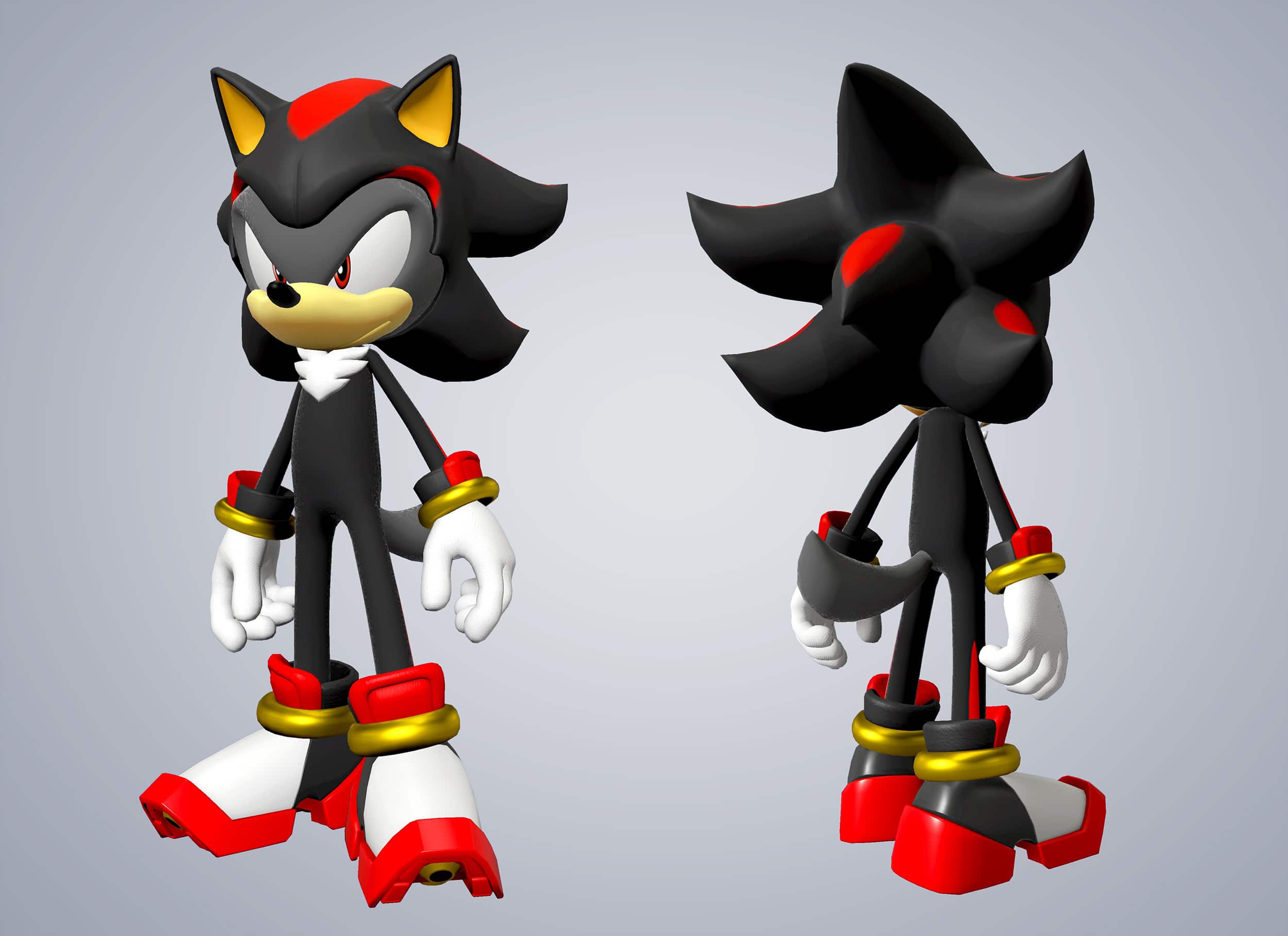 Sonic Forces Shadow Render - 2500 x 1816 jpeg 950kB