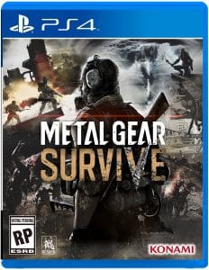 Metal Gear Survive PS4 Boxart