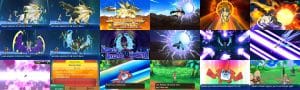 Pokemon Ultra Sun and Ultra Moon Screens Mosaic