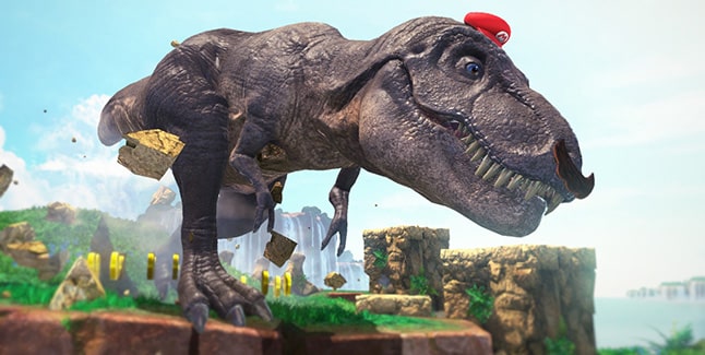 Super Mario Odyssey Dinosaur Banner