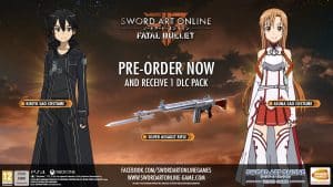 Sword Art Online Fatal Bullet Pre Order Bonus