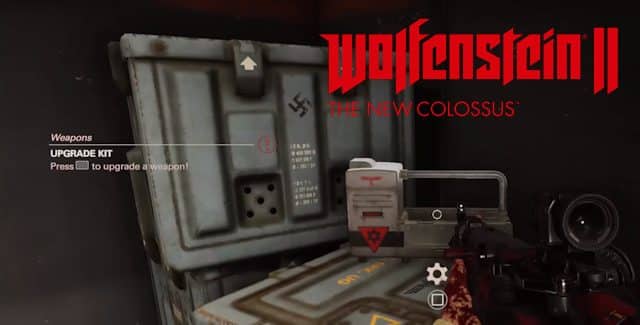 Wolfenstein 2: The New Colossus Weapon Upgrade Kits Locations Guide