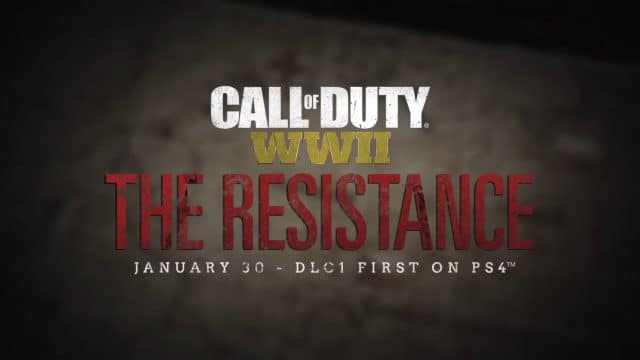 Call of Duty WW2 DLC Pack 1 The Resistance