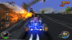 Jak X Combat Racing on PS4 Screen