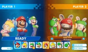 Mario + Rabbids Kingdom Battle Versus Mode Screen 1