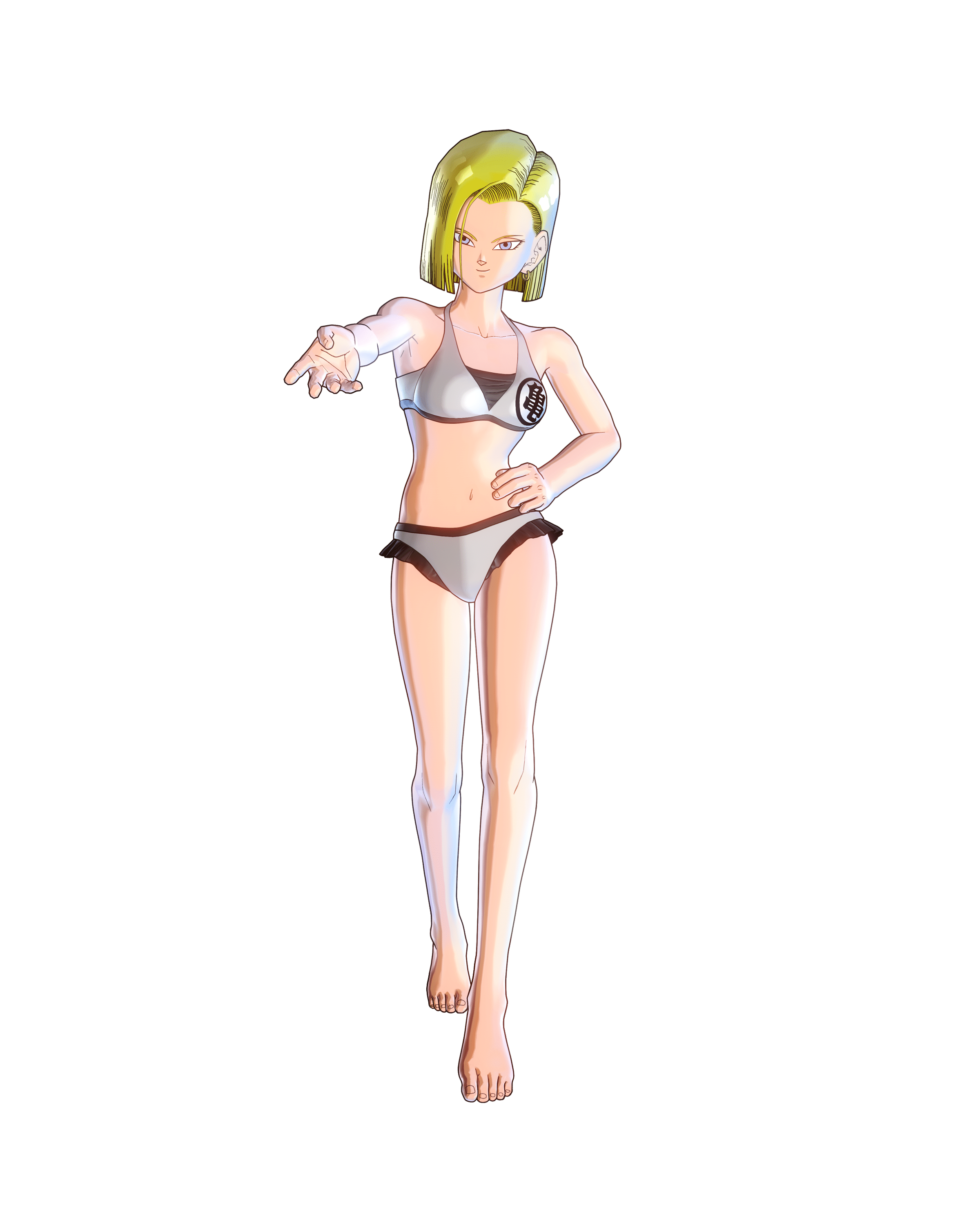Dragon Ball Xenoverse 2 DLC Android 18 Swimsuit.