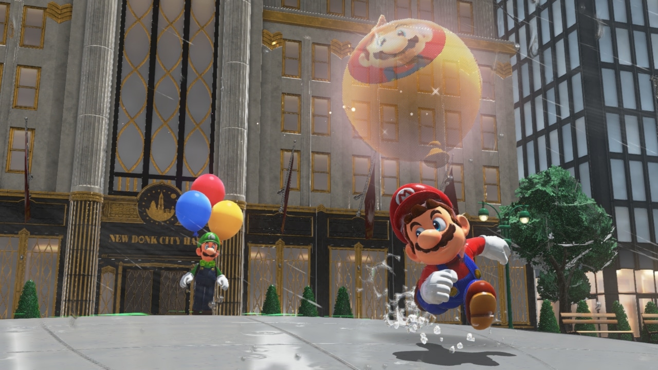 Super Mario Odyssey Update Screen 1