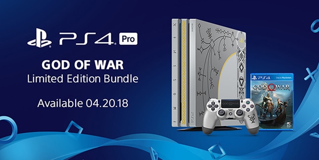 Limited Edition God of War PS4 Pro Bundle Banner