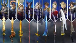 Dissidia Final Fantasy NT Weapons Pack 1