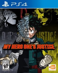 My Hero Ones Justice PS4 Boxart
