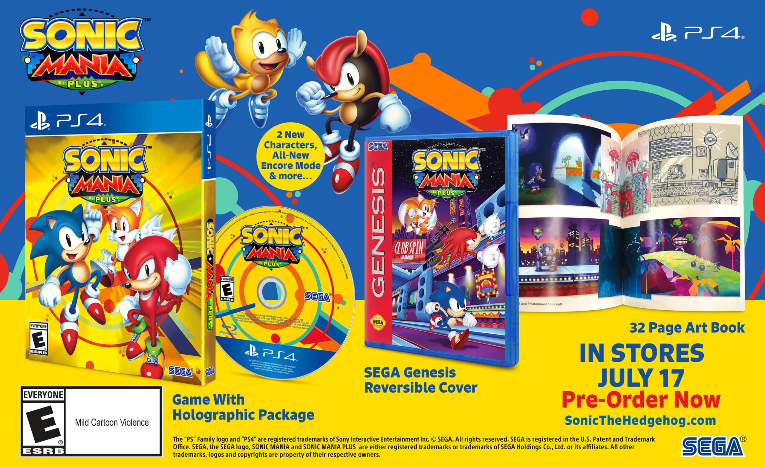 Sonic Mania Plus Physical Edition