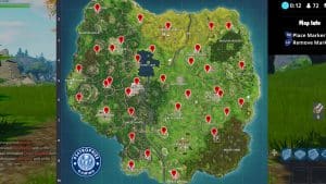 Fortnite Battle Royale Vending Machines Map