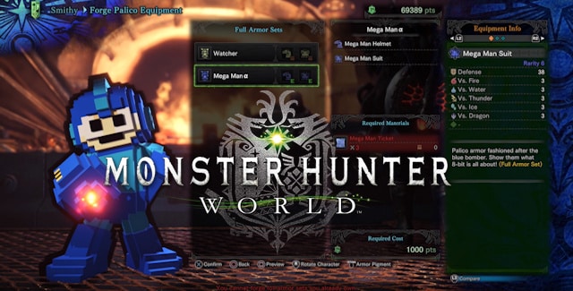Monster Hunter World: How To Unlock Mega Man Outfit