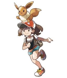 Pokemon Lets Go Pikachu and Lets Go Eevee Character Art 2