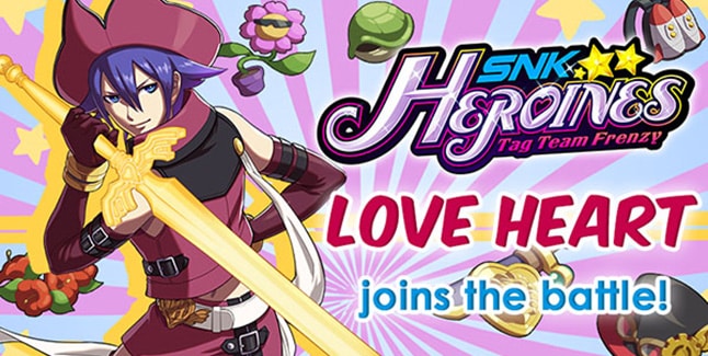 SNK Heroines Tag Team Frenzy Love Heart Banner