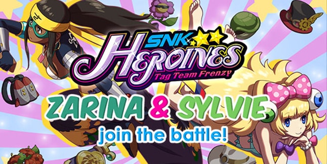 SNK Heroines Zarina and Sylvie Banner