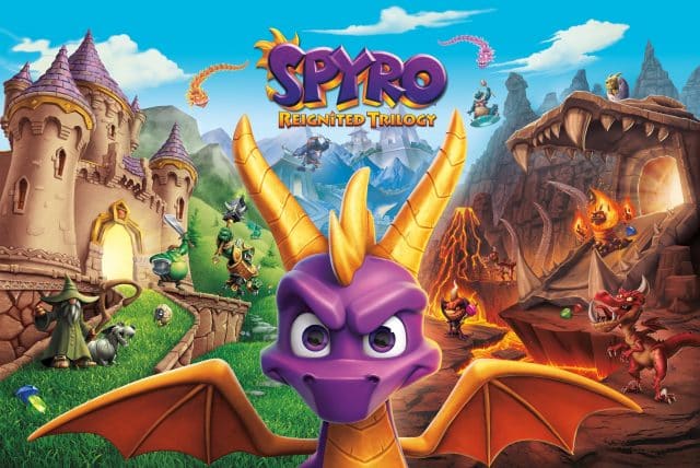 Final Cover Artwork for Spyro Reignited Trilogy