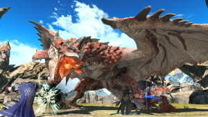 Final Fantasy XIV x Monster Hunter World Collaboration Screen 1