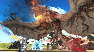 Final Fantasy XIV x Monster Hunter World Collaboration Screen 2
