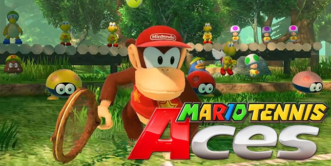 Mario Tennis Aces Diddy Kong Banner