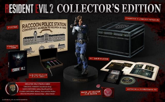 Resident Evil 2 Collector's Edition Announced for Europe - 640 x 395 jpeg 59kB