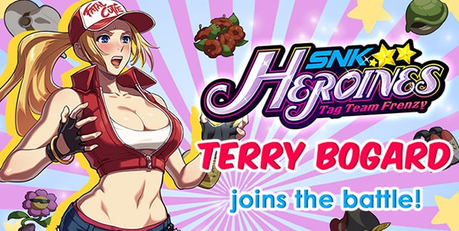 SNK Heroines Tag Team Frenzy Female Terry Bogard Banner