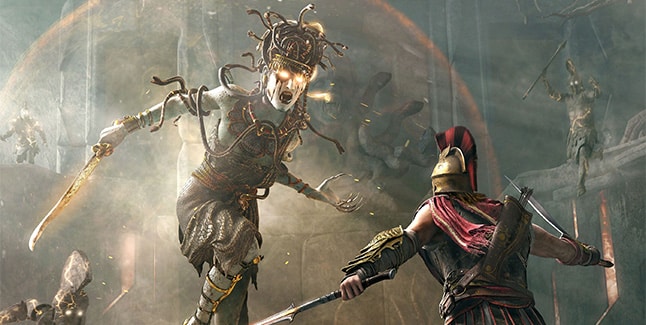 Assassin’s Creed Odyssey Medusa Fight Banner