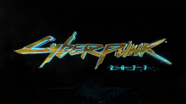 Cyberpunk 2077 animated logo