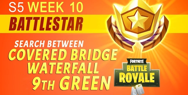 fortnite season 5 week 10 challenges battle star treasure map jigsaw puzzle pieces locations guide - fortnite free 10 stars