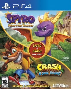 Spyro Reignited Trilogy + Crash Bandicoot N. Sane Trilogy Bundle - PS4 Boxart