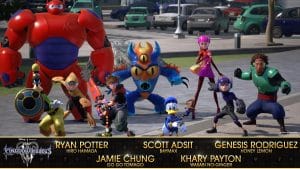 Big Hero 6 cast in Kingdom Hearts III