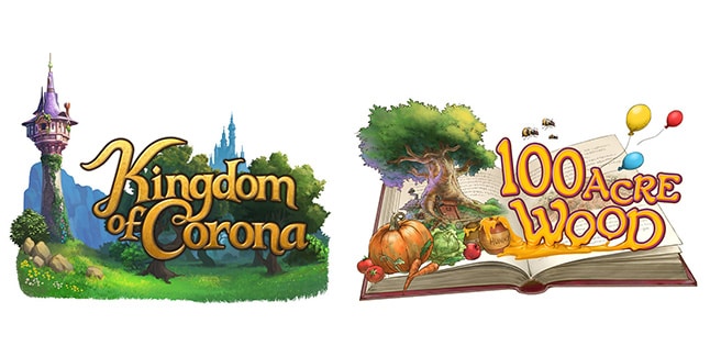 Kingdom of Corona and 100 Acre Wood Banner