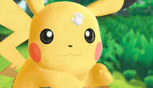 Pokemon: Let's Go Pikachu high five