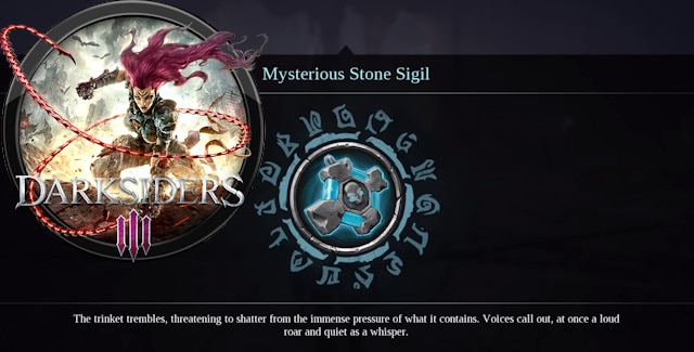 Darksiders 3 Final Gift Mysterious Stone Sigil Location Guide