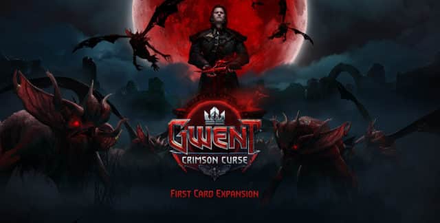 GWENT The Witcher Card Game Expansion Crimson Curse Key Art