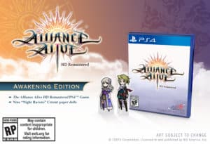 The Alliance Alive HD Remastered Awakening Edition PS4