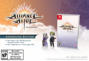 The Alliance Alive HD Remastered Awakening Edition Switch