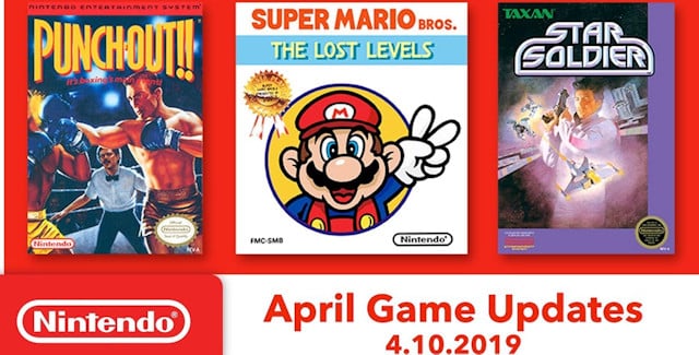 Nintendo Switch Online Games for April 2019 Lineup