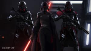 Star Wars Jedi: Fallen Order Purge Troopers and Imperial Inquisitor Second Sister artwork