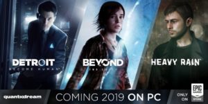 Heavy Rain Beyond Two Souls and Detroit for PC Banner