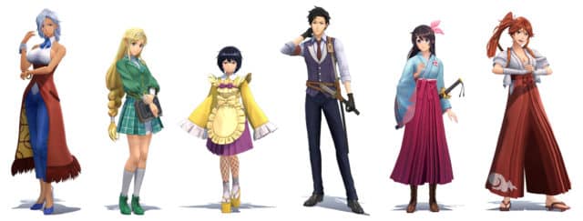 Project Sakura Wars Characters Renders